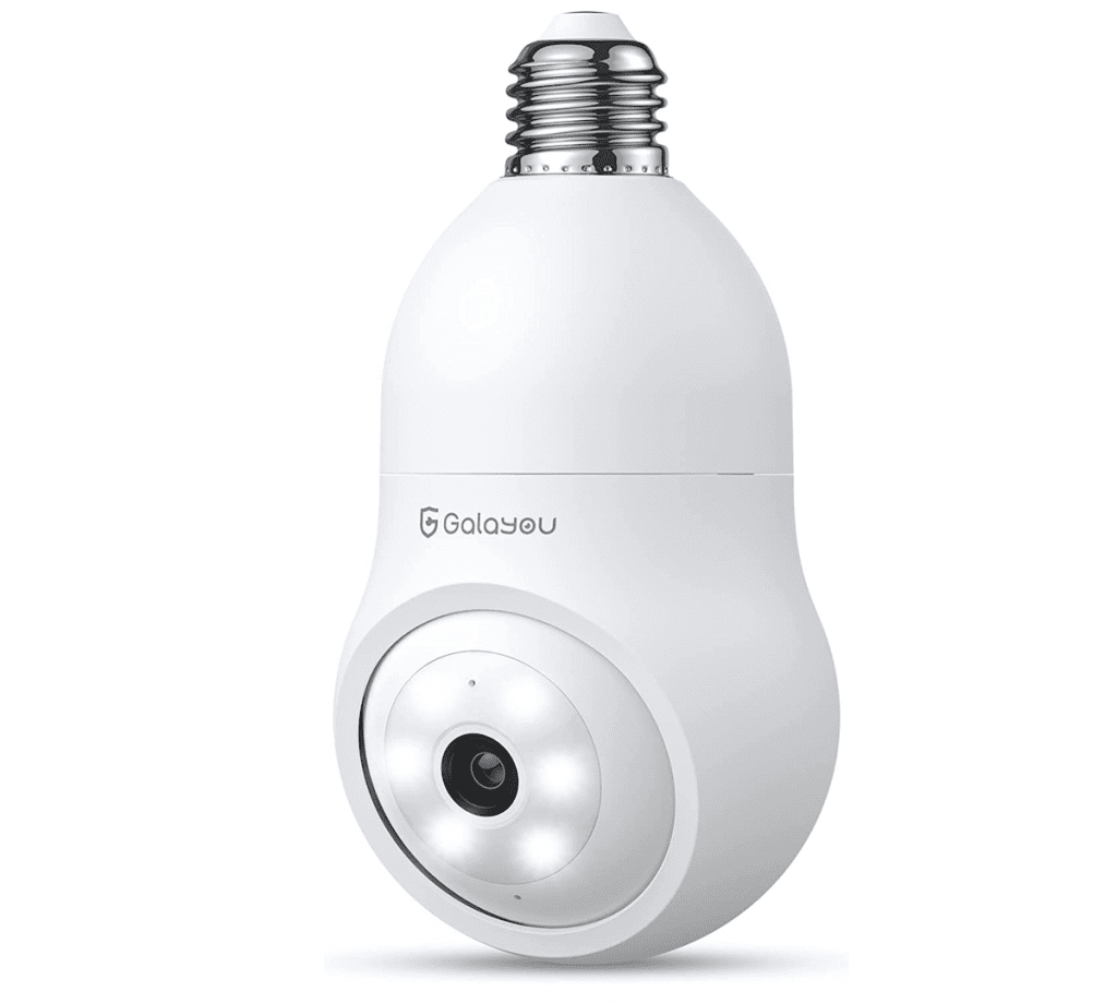 Light bulb security camera 